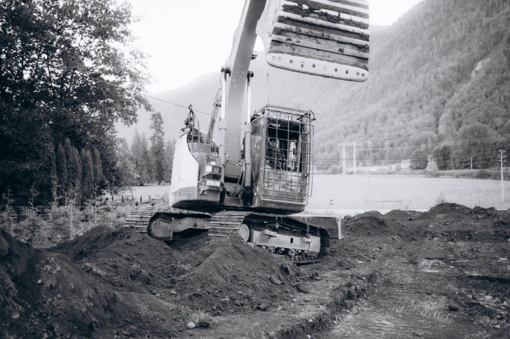 Kerkhoff Excavating + Septic completing site preparation work