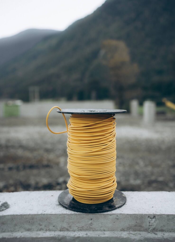 Septic dispersal field installation on a rural property in Yale, BC