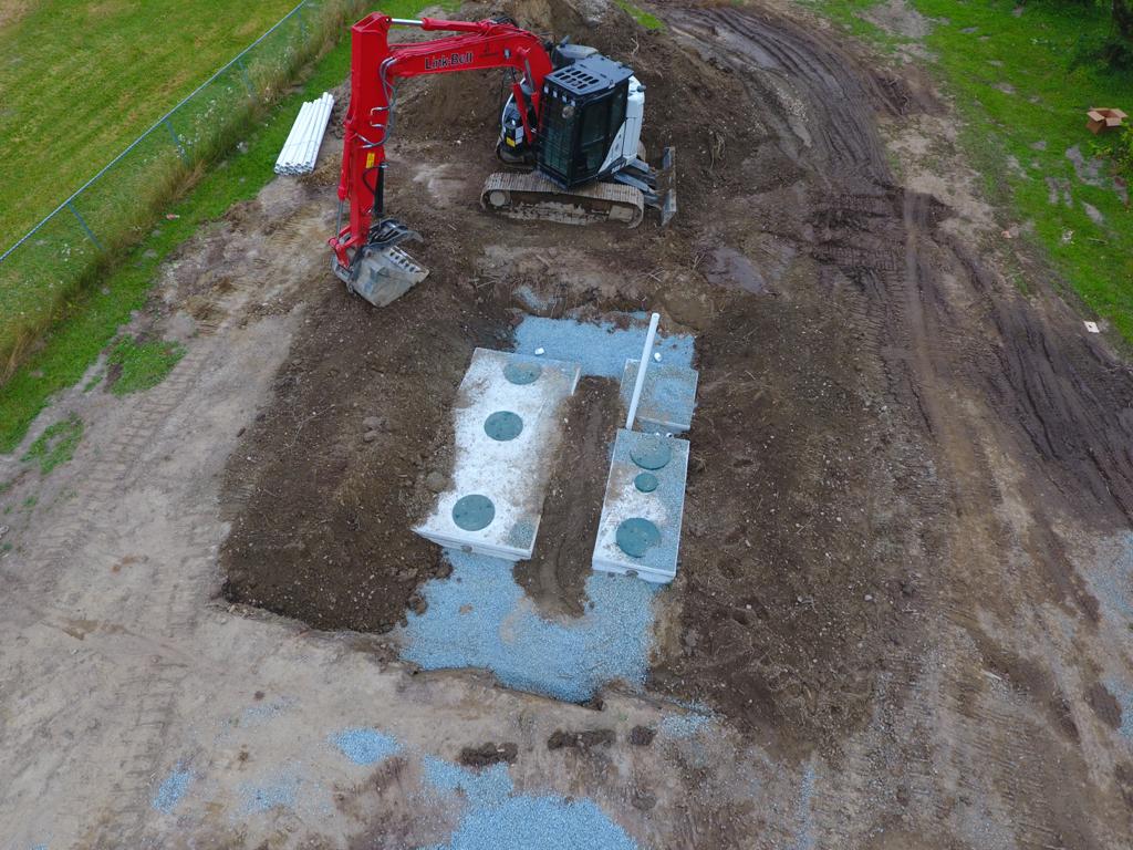 Septic field replacement and excavation in the Fraser Valley