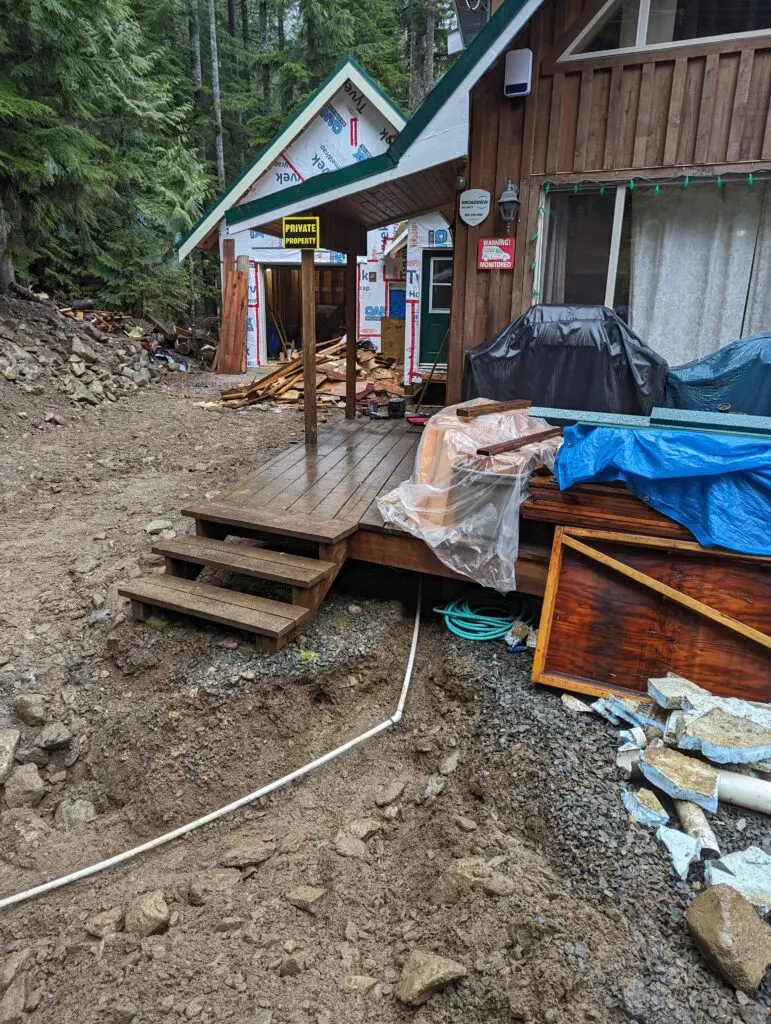 Septic field replacement on a Fraser Valley property
