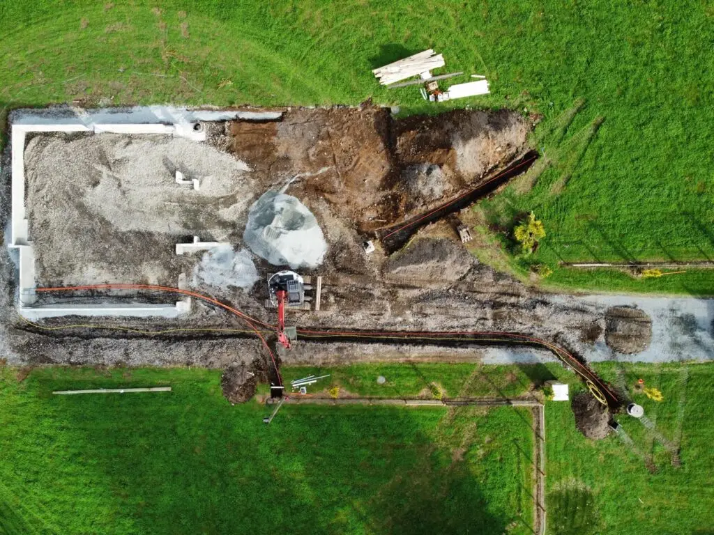 Residential septic tank installation in Lytton, British Columbia